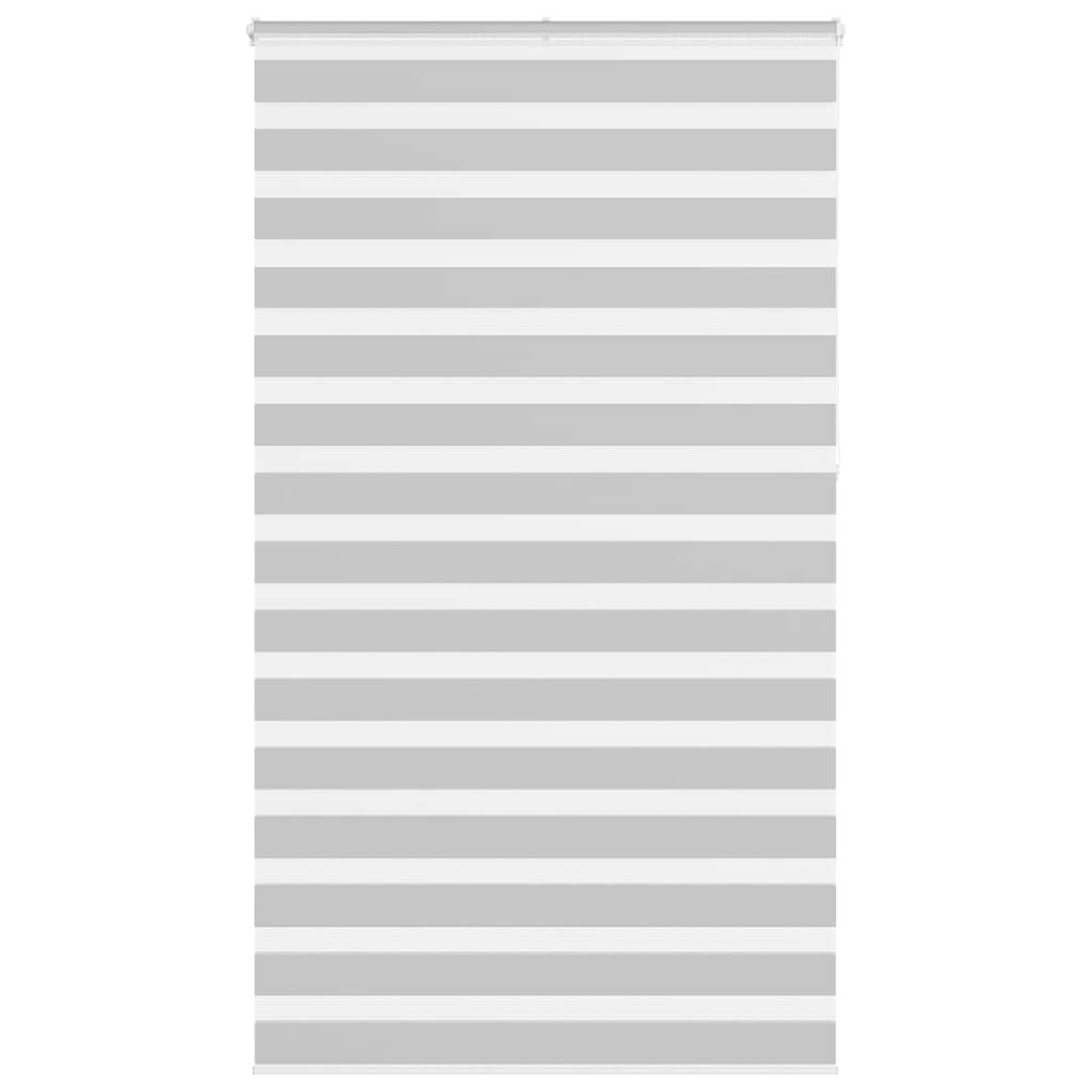 Zebra Roleta Šířka Látky 160,9 Cm Polyester Světle Šedá