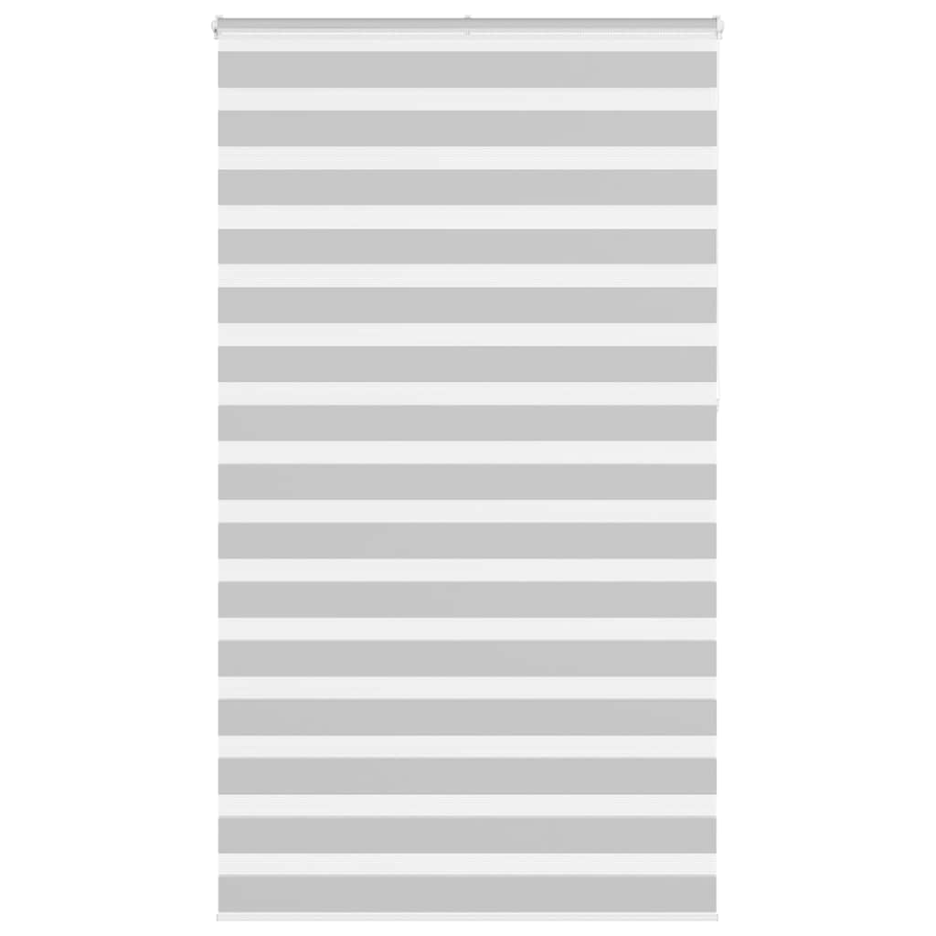 Zebra Roleta Šířka Látky 160,9 Cm Polyester Světle Šedá