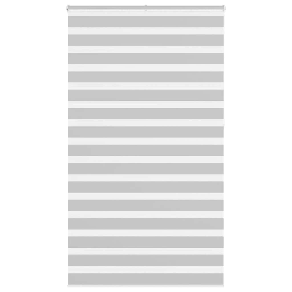 Zebra Roleta Šířka Látky 160,9 Cm Polyester Světle Šedá