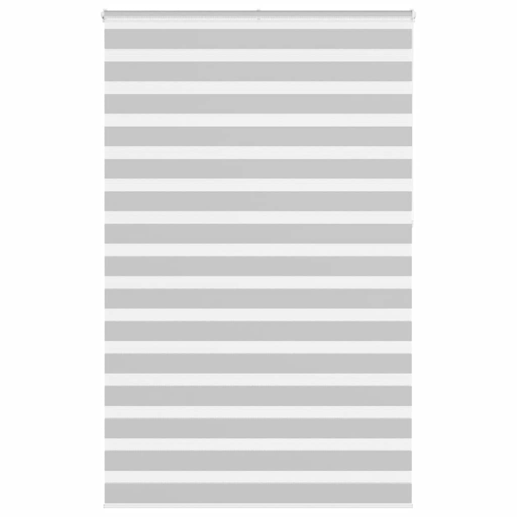 Zebra Roleta Šířka Látky 160,9 Cm Polyester Světle Šedá