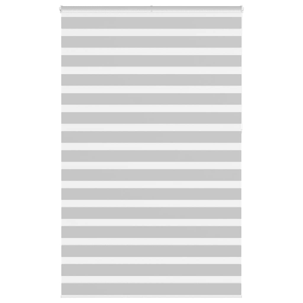 Zebra Roleta Šířka Látky 160,9 Cm Polyester Světle Šedá