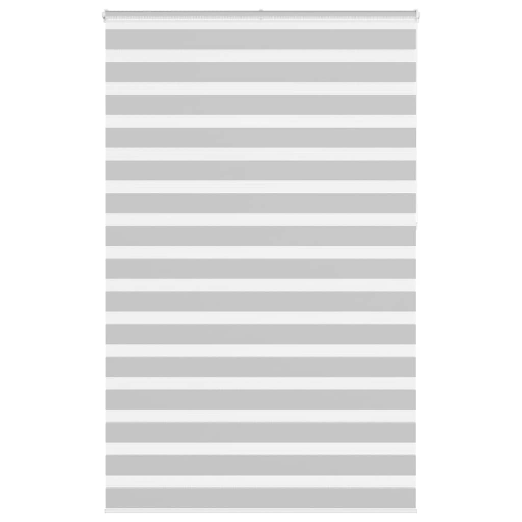 Zebra Roleta Šířka Látky 160,9 Cm Polyester Světle Šedá