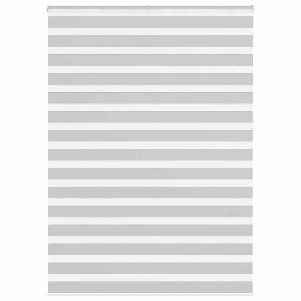 Zebra Roleta Šířka Látky 160,9 Cm Polyester Světle Šedá