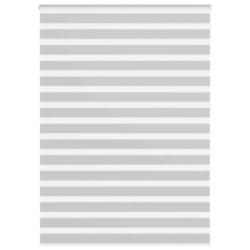 Zebra Roleta Šířka Látky 160,9 Cm Polyester Světle Šedá