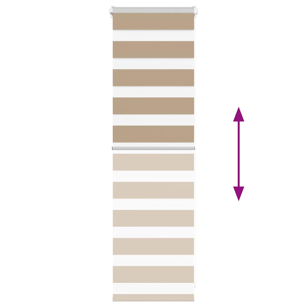 Zebra Roleta Pískově Hnědá Šířka Látky 35,9 Cm Polyester Sand Brown