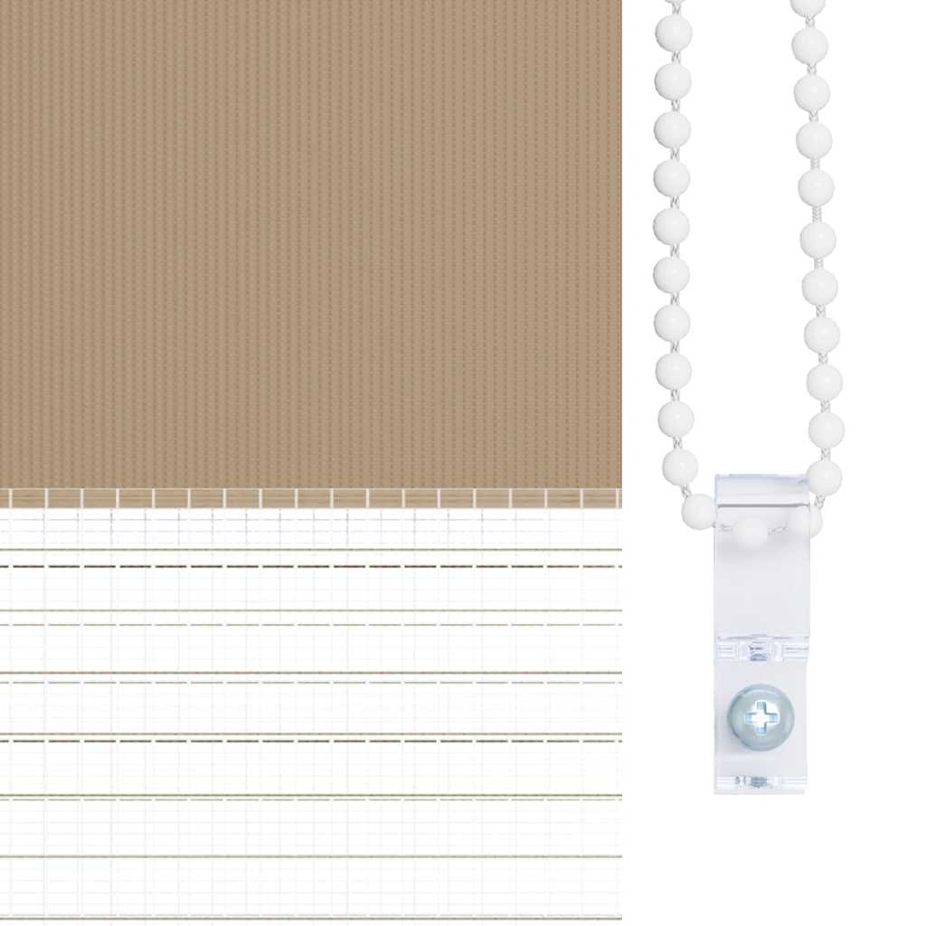 Zebra Roleta Pískově Hnědá Šířka Látky 35,9 Cm Polyester Sand Brown