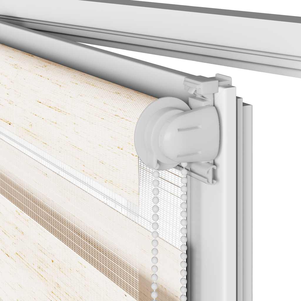 Zebra Roleta Šířka Látky 65,9 Cm Polyester Mramorově Béžová