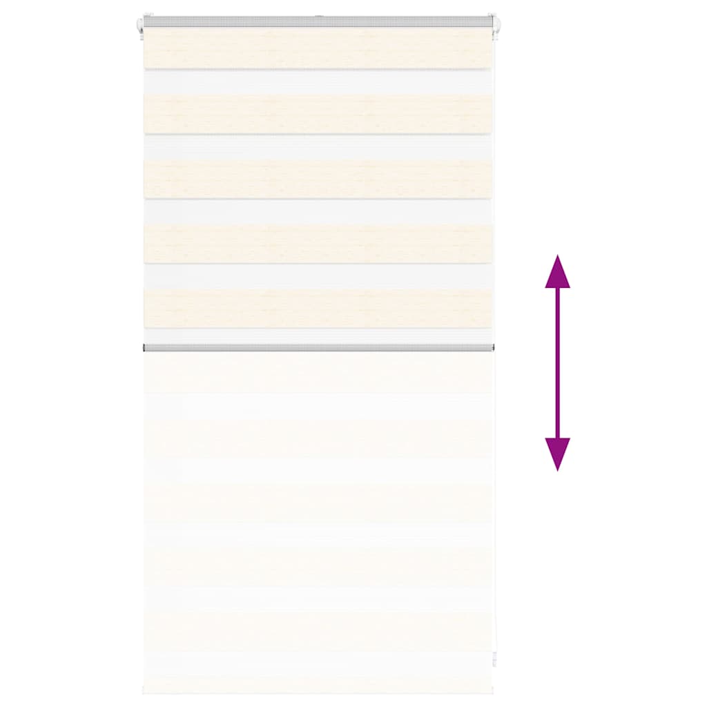 Zebra Roleta Šířka Látky 65,9 Cm Polyester Mramorově Béžová