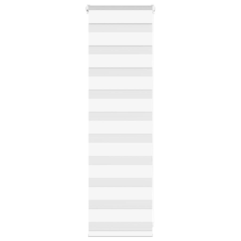 Zebra Roleta Šířka Látky 130,9 Cm Polyester Bílá