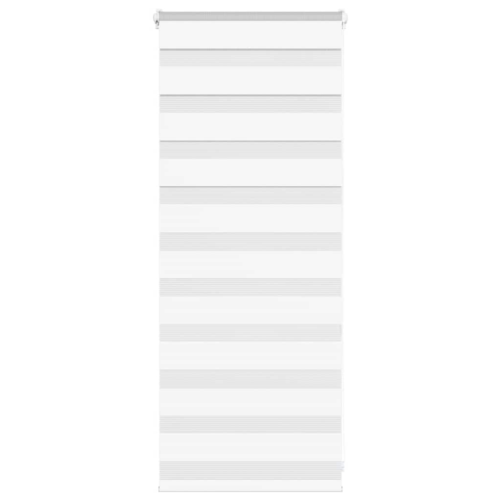 Zebra Roleta Šířka Látky 130,9 Cm Polyester Bílá