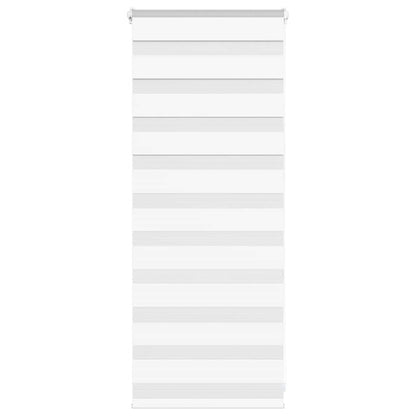 Zebra Roleta Šířka Látky 130,9 Cm Polyester Bílá