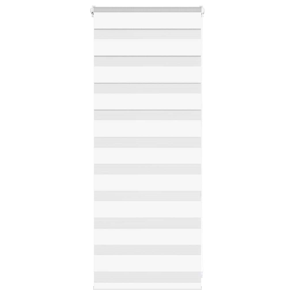 Zebra Roleta Šířka Látky 130,9 Cm Polyester Bílá