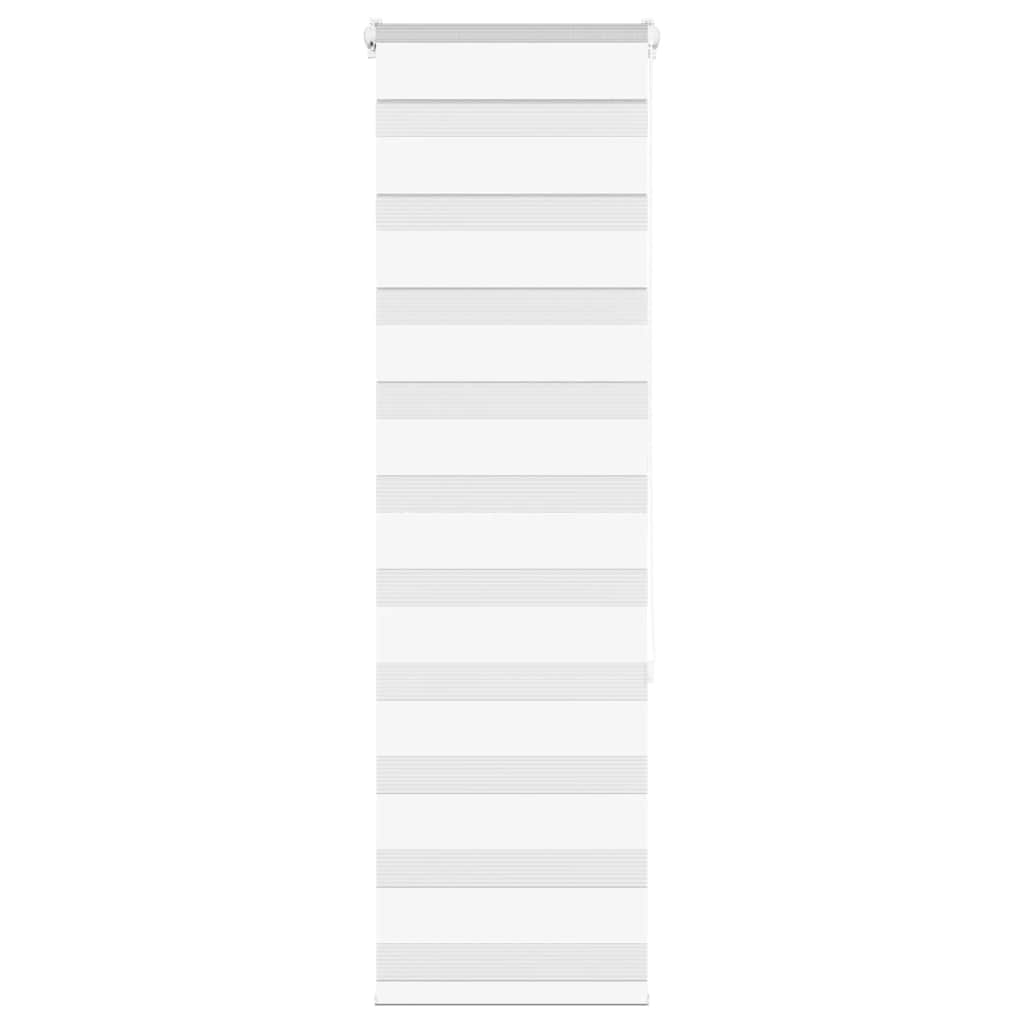 Zebra Roleta Šířka Látky 130,9 Cm Polyester Bílá