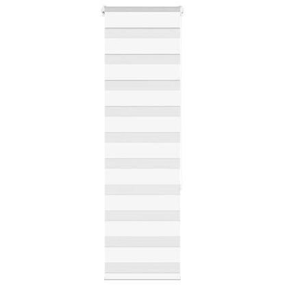 Zebra Roleta Šířka Látky 130,9 Cm Polyester Bílá