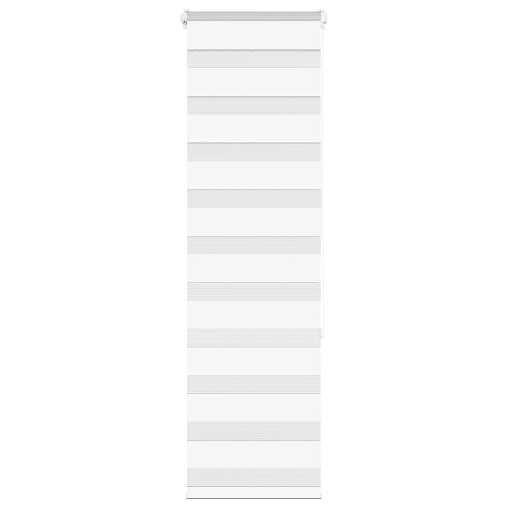 Zebra Roleta Šířka Látky 130,9 Cm Polyester Bílá