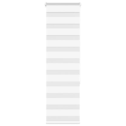 Zebra Roleta Šířka Látky 130,9 Cm Polyester Bílá