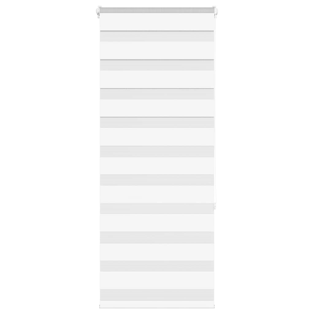 Zebra Roleta Šířka Látky 130,9 Cm Polyester Bílá