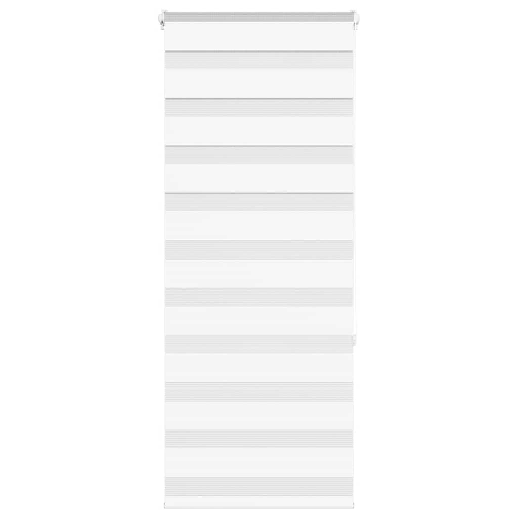 Zebra Roleta Šířka Látky 130,9 Cm Polyester Bílá