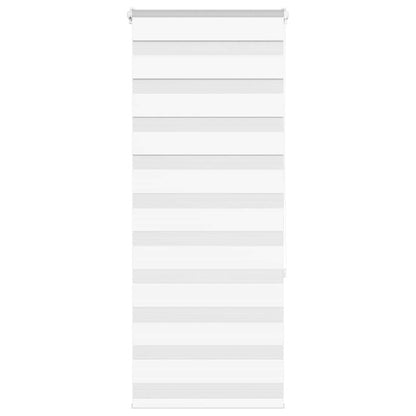 Zebra Roleta Šířka Látky 130,9 Cm Polyester Bílá