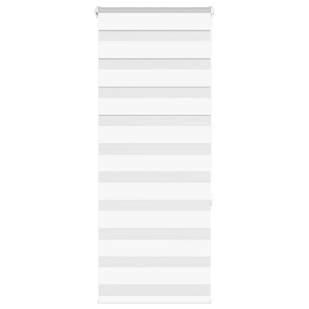 Zebra Roleta Šířka Látky 130,9 Cm Polyester Bílá