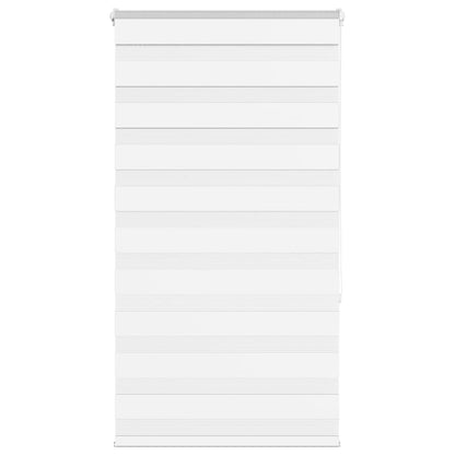 Zebra Roleta Šířka Látky 130,9 Cm Polyester Bílá