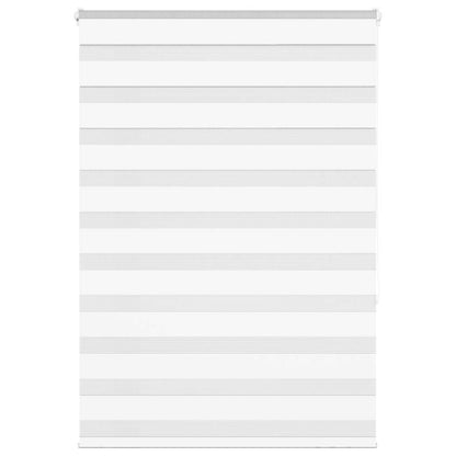 Zebra Roleta Šířka Látky 130,9 Cm Polyester Bílá