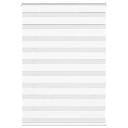 Zebra Roleta Šířka Látky 130,9 Cm Polyester Bílá