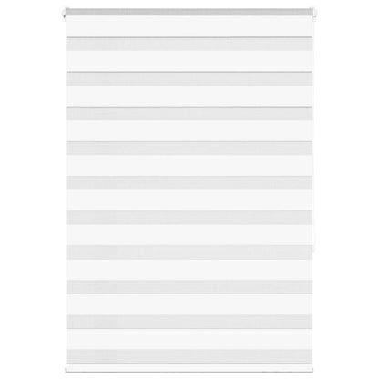 Zebra Roleta Šířka Látky 130,9 Cm Polyester Bílá