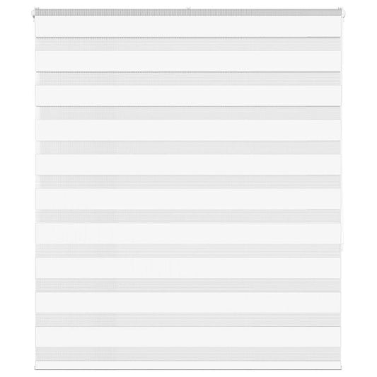 Zebra Roleta Šířka Látky 130,9 Cm Polyester Bílá