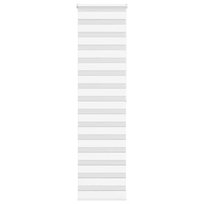 Zebra Roleta Šířka Látky 130,9 Cm Polyester Bílá