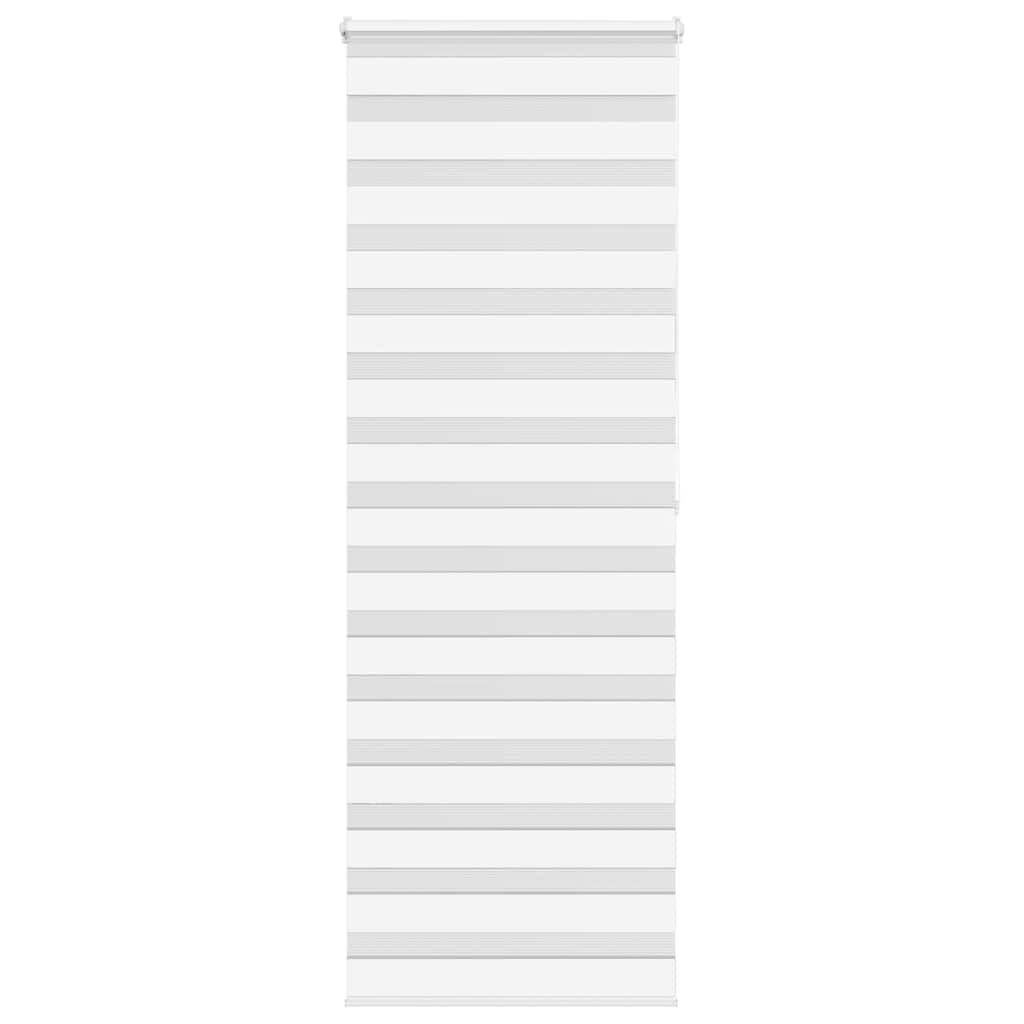 Zebra Roleta Šířka Látky 130,9 Cm Polyester Bílá