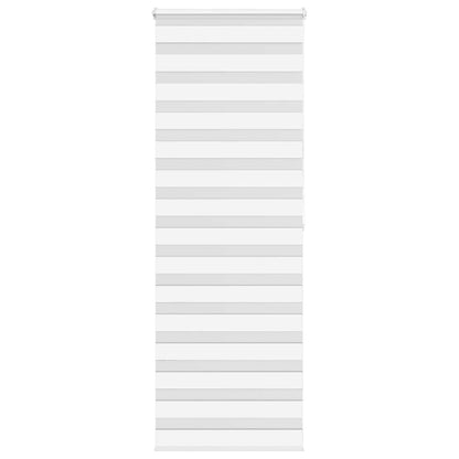 Zebra Roleta Šířka Látky 130,9 Cm Polyester Bílá