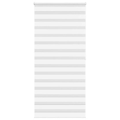 Zebra Roleta Šířka Látky 130,9 Cm Polyester Bílá