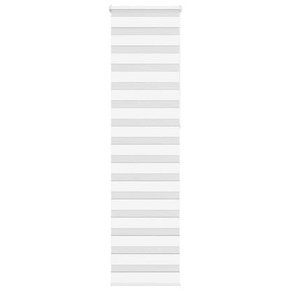 Zebra Roleta Šířka Látky 130,9 Cm Polyester Bílá