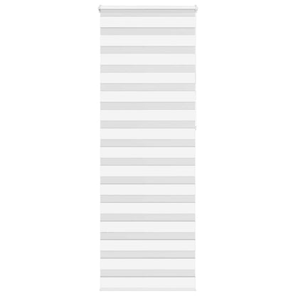 Zebra Roleta Šířka Látky 130,9 Cm Polyester Bílá