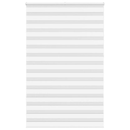 Zebra Roleta Šířka Látky 130,9 Cm Polyester Bílá