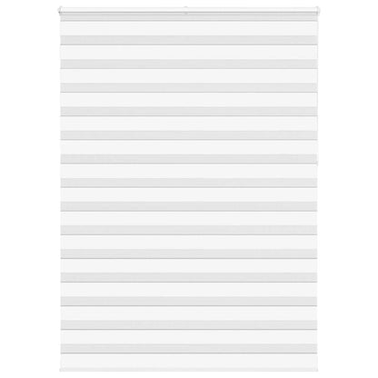 Zebra Roleta Šířka Látky 130,9 Cm Polyester Bílá