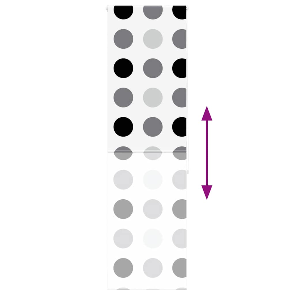 Sprchová Roleta Šířka Látky 56 Cm Puntíky