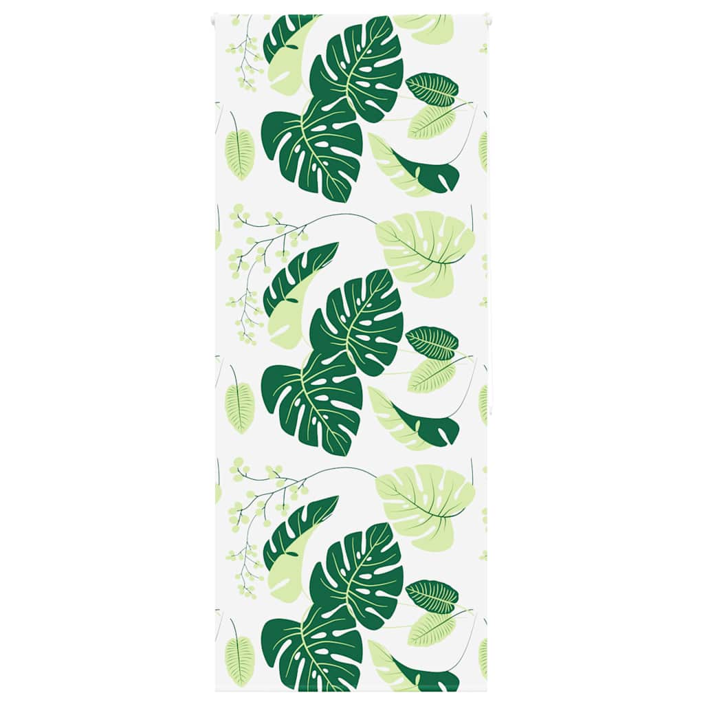 Sprchová Roleta Šířka Látky 96 Cm Zelené Listy
