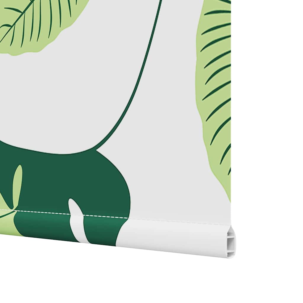 Sprchová Roleta Šířka Látky 96 Cm Zelené Listy
