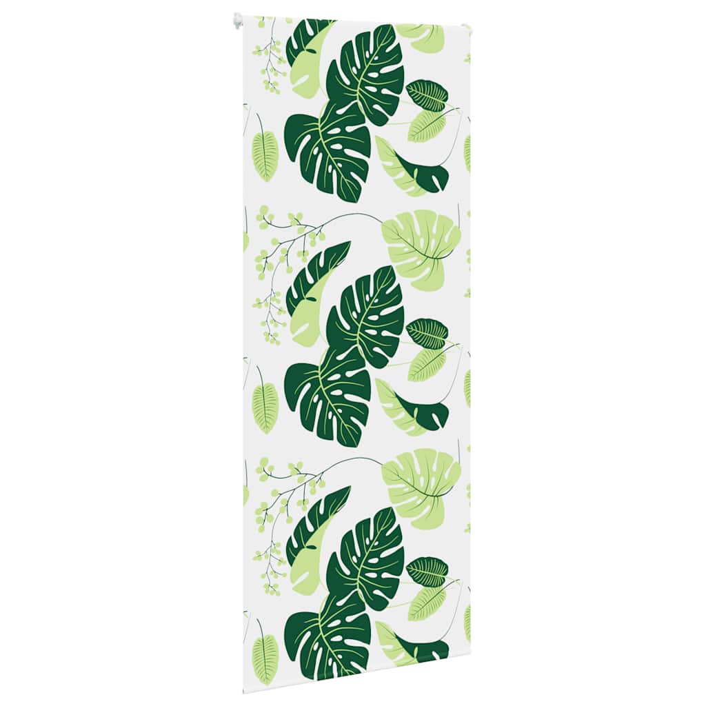 Sprchová Roleta Šířka Látky 96 Cm Zelené Listy