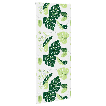 Sprchová Roleta Šířka Látky 96 Cm Zelené Listy