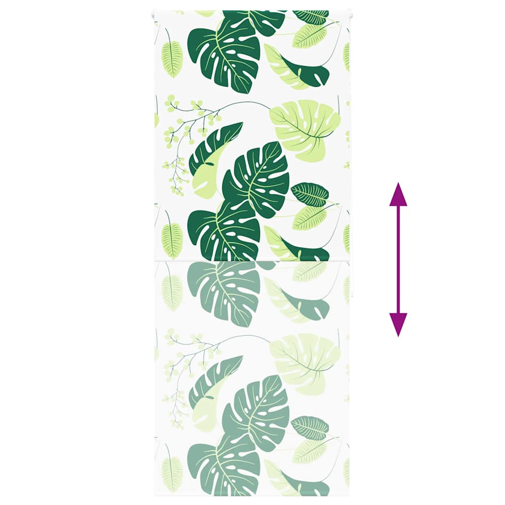 Sprchová Roleta Šířka Látky 96 Cm Zelené Listy