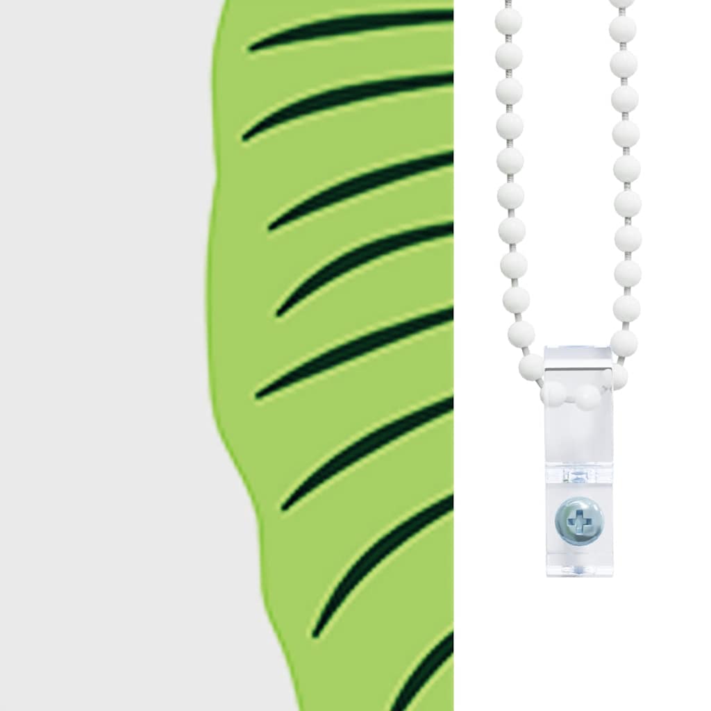 Sprchová Roleta Šířka Látky 96 Cm Zelené Listy