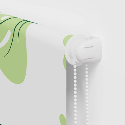 Sprchová Roleta Šířka Látky 96 Cm Zelené Listy