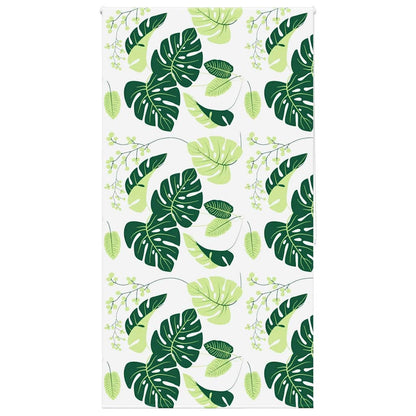 Sprchová Roleta Šířka Látky 96 Cm Zelené Listy