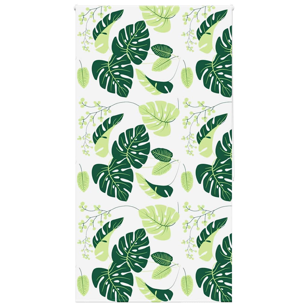Sprchová Roleta Šířka Látky 96 Cm Zelené Listy