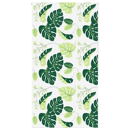 Sprchová Roleta Šířka Látky 96 Cm Zelené Listy