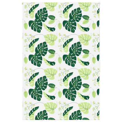 Sprchová Roleta Šířka Látky 96 Cm Zelené Listy
