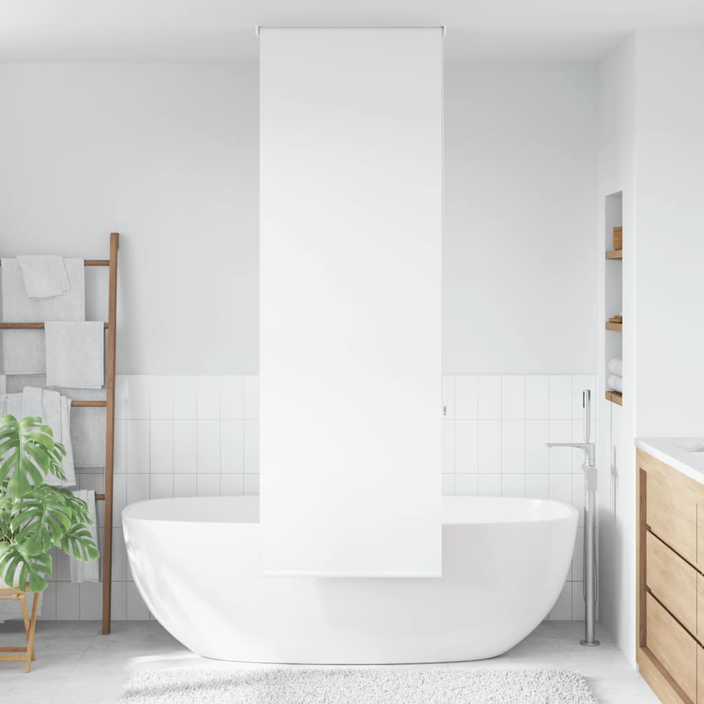 Sprchová Roleta Šířka Látky 76 Cm Bílá